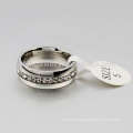 Latest stainless steel silver bands rings,silver diamond rings for women